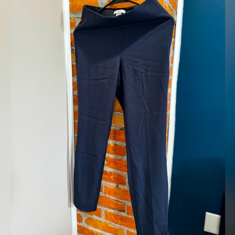 H & M Navy Crop Dress Slacks